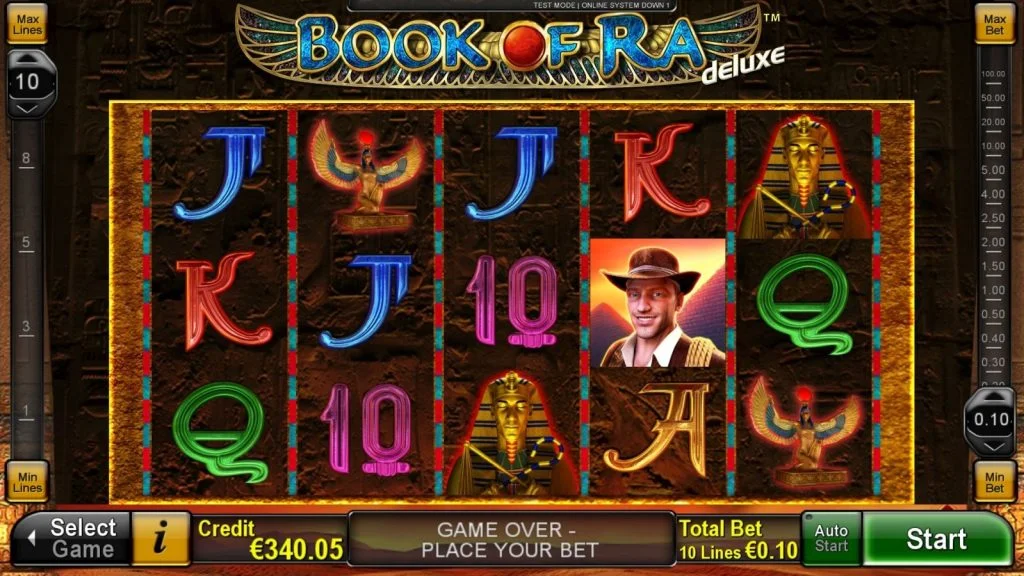 Book of Ra Deluxe od Novomatic, darmowe spiny