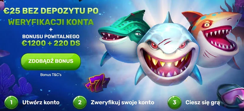 Warunki obrotu bonusu 25 euro bez depozytu