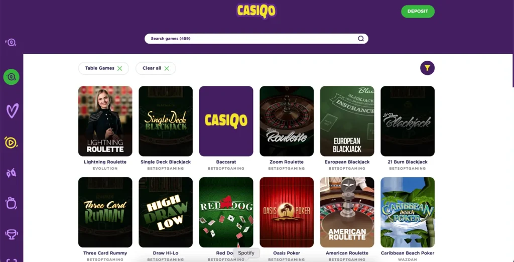 Casiqo recenzja kasyna i przewodnik 2025 pic2