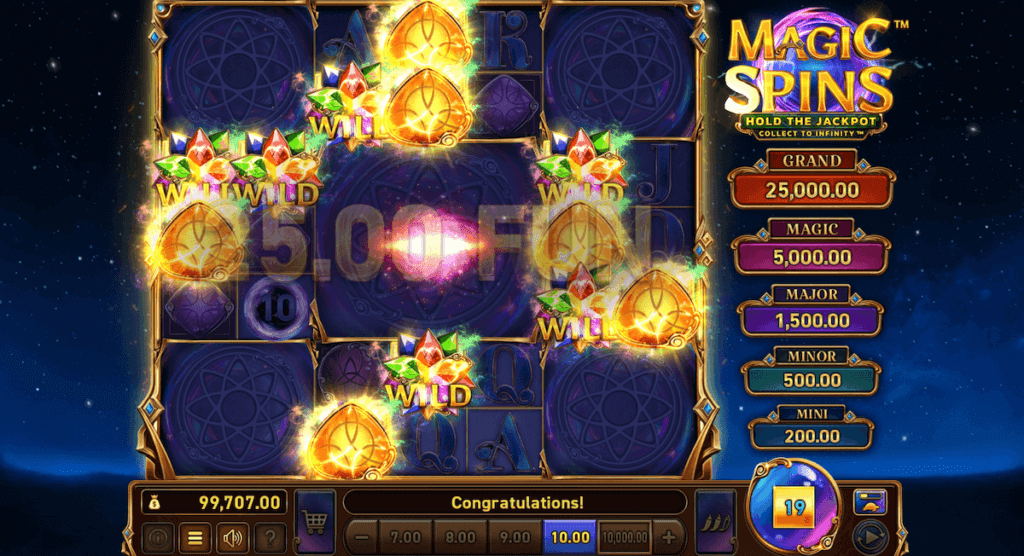 Magic Spins – mistyczny slot z gameplay enchanted pic2