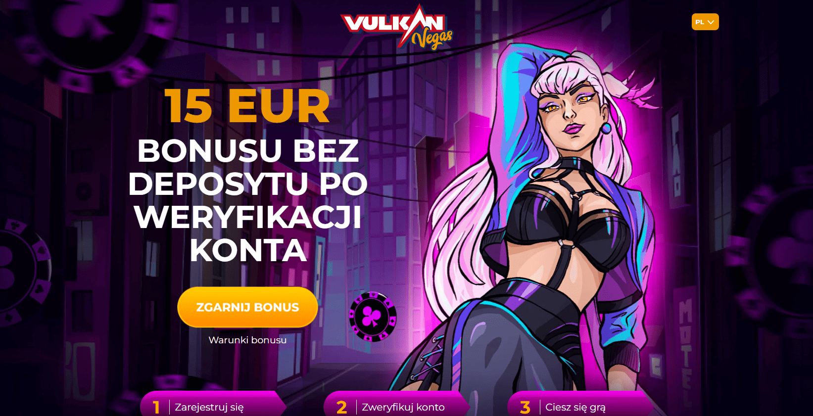 15 euro bez depozytu za rejestrację