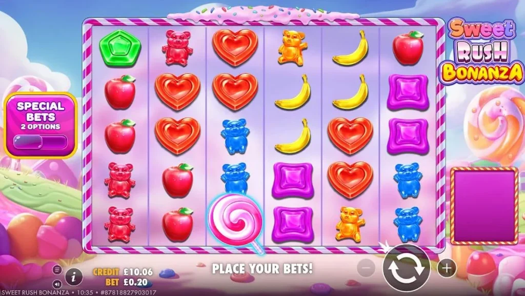 Gdzie zagrać w Sweet Rush Bonanza online 🆓