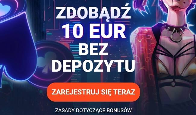 10 euro bez depozytu w kasynach online