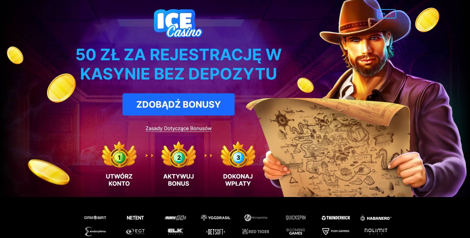 50 zł bonus bez depozytu