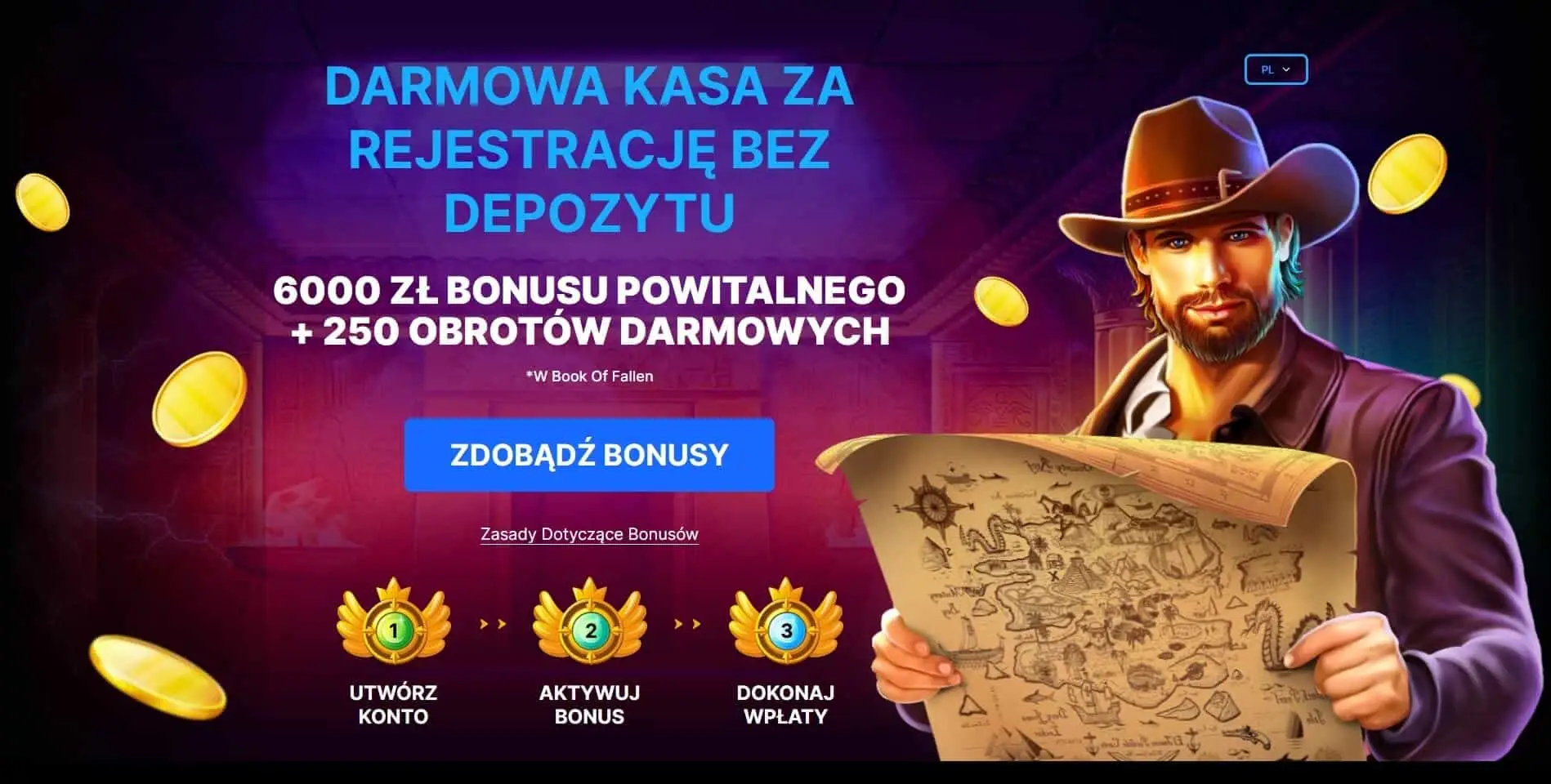 Darmowa kasa za rejestrację bez depozytu