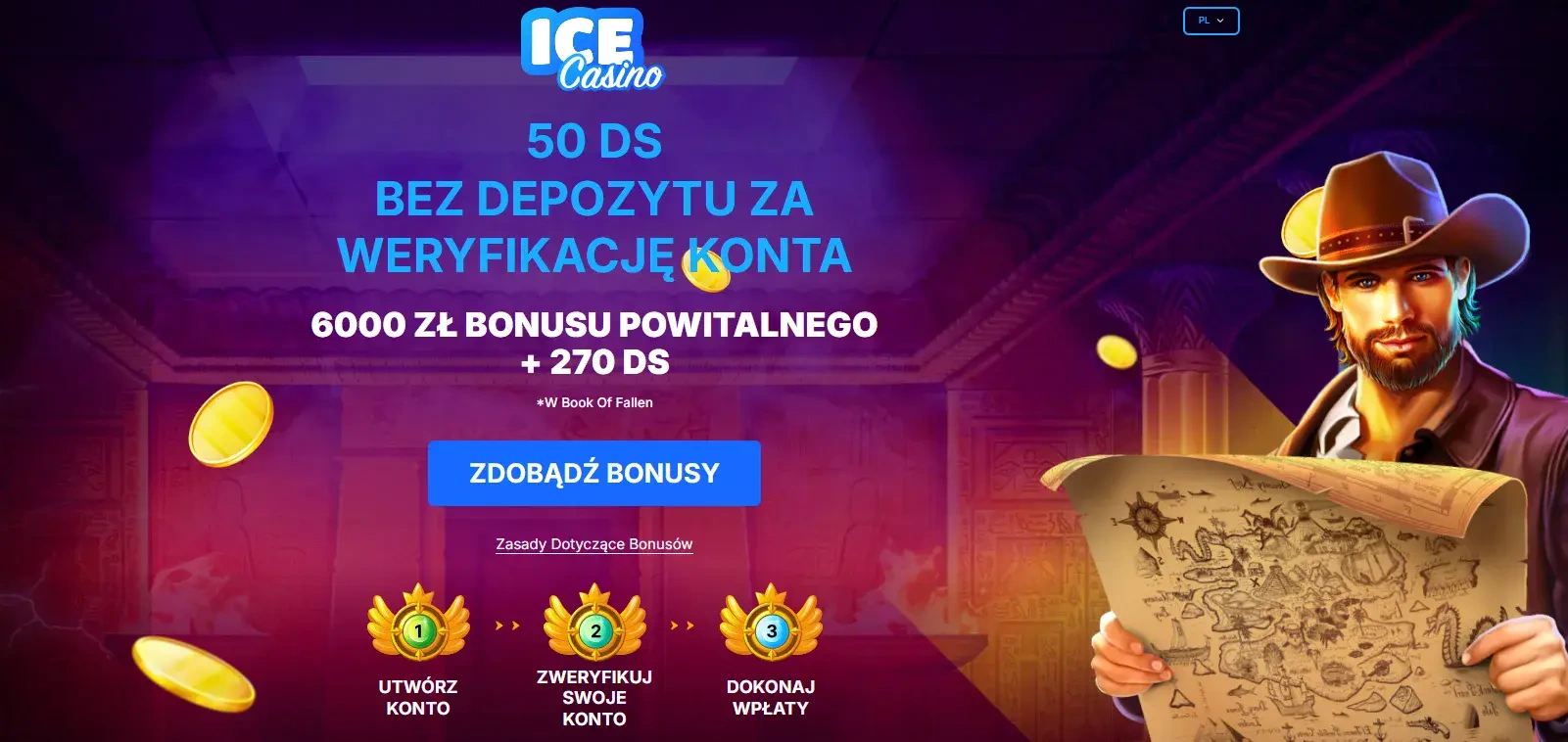 Ice Casino bonus bez depozytu
