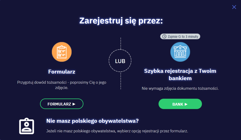 Rejestracja konta w kasynie krok po kroku