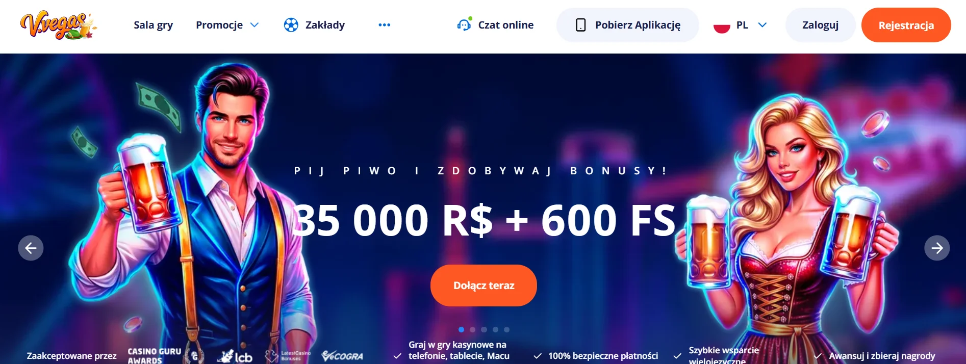 Kasyno na żywo — ruletka, blackjack i gry z krupierem