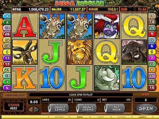 Mega Moolah demo