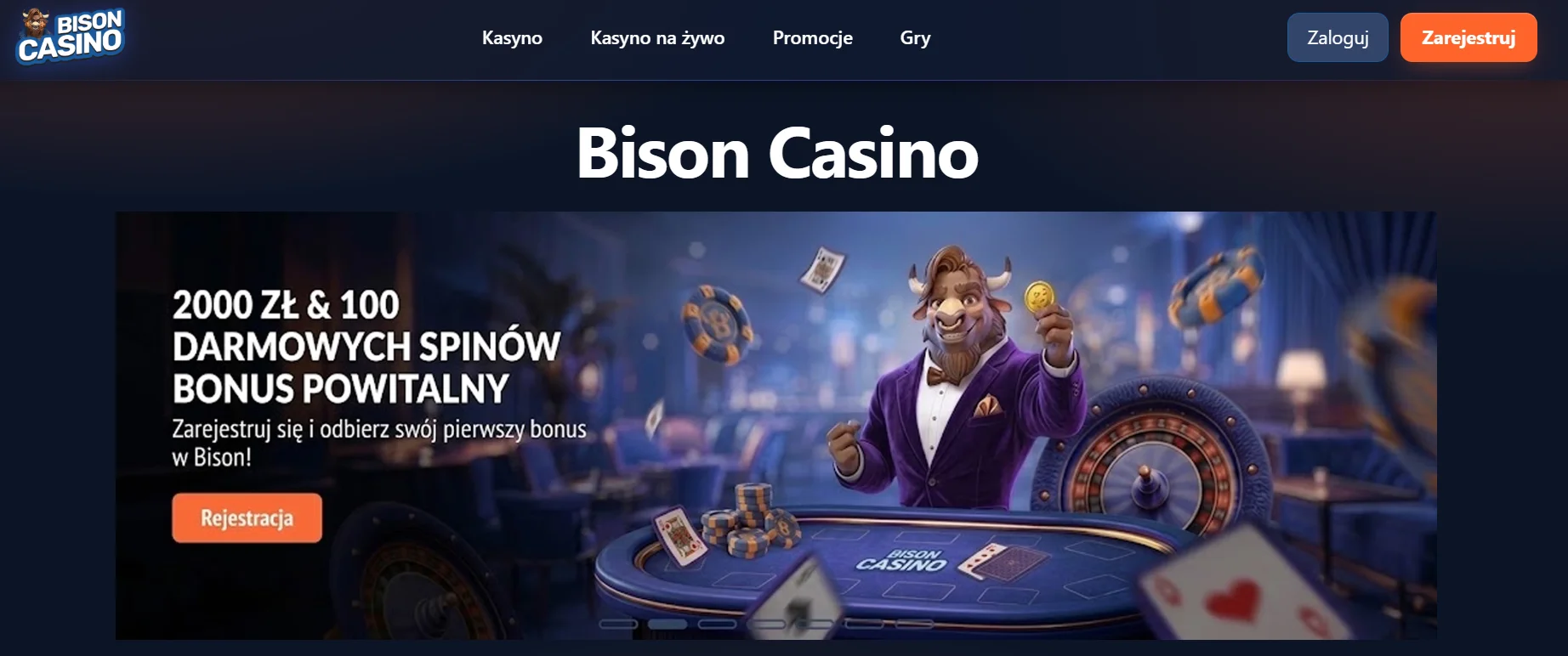 Oferta bonusowa Bison Casino pod lupą