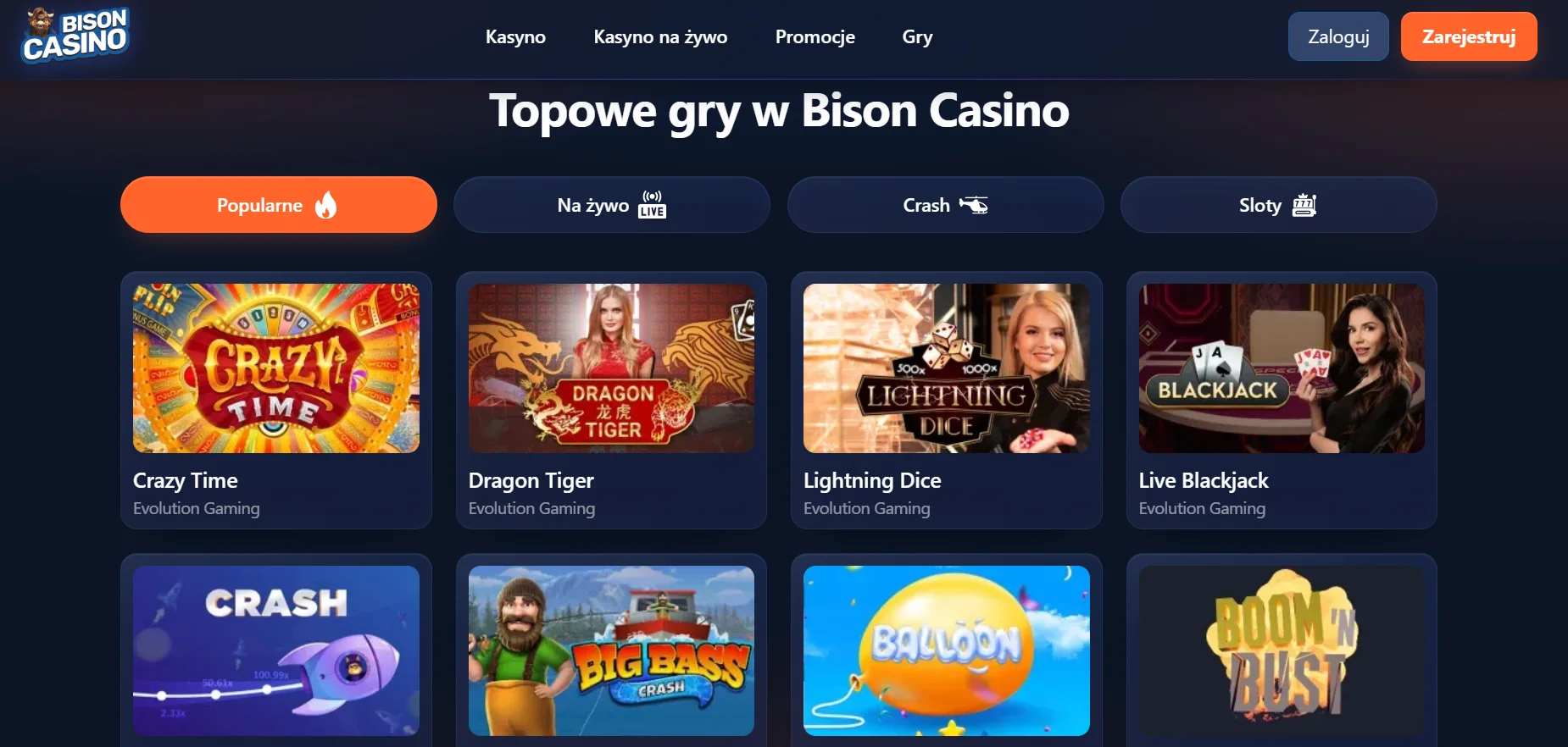Pierwsze kroki w Bison Casino — konto i logowanie