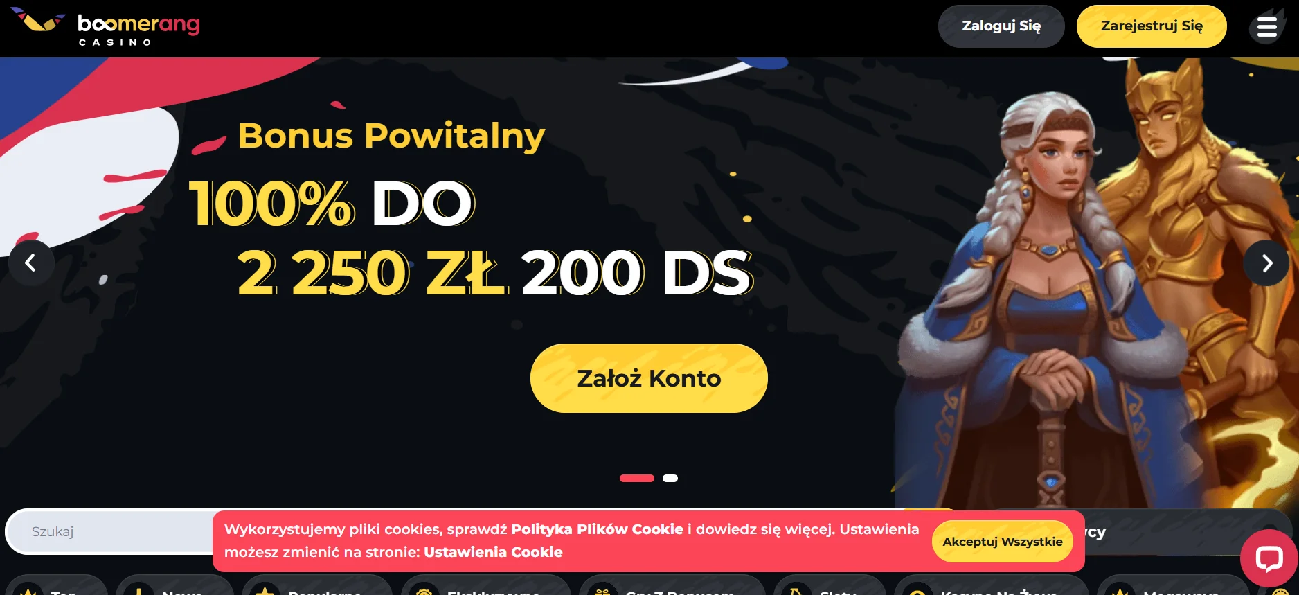 Płatności w Boomerang Casino — wpłaty, wypłaty i limity
