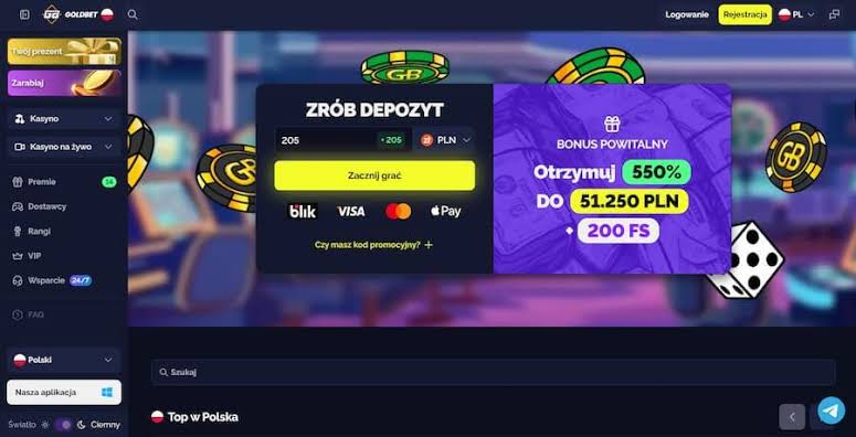 Goldbet Casino kody promocyjne