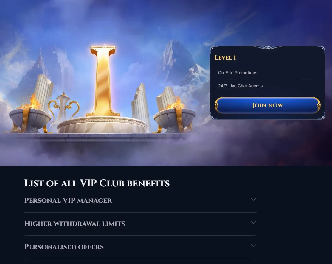 Cazeus VIP Club - program lojalnosciowy